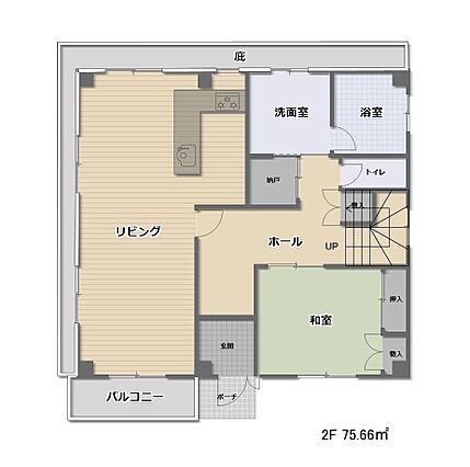 ２階住居　75...
