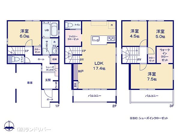 間取りを拡大表示