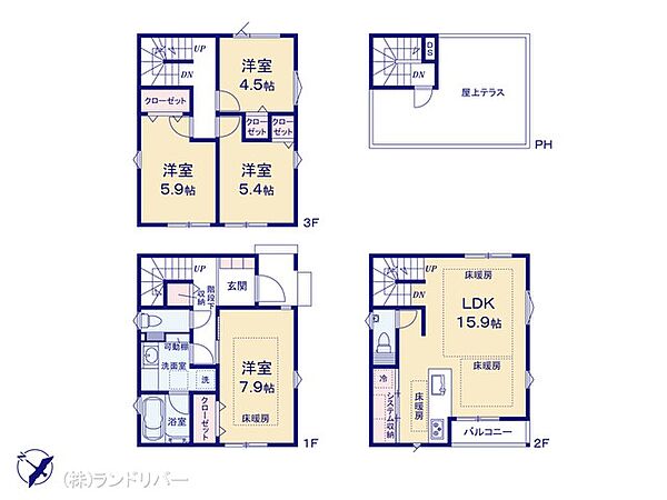 間取りを拡大表示