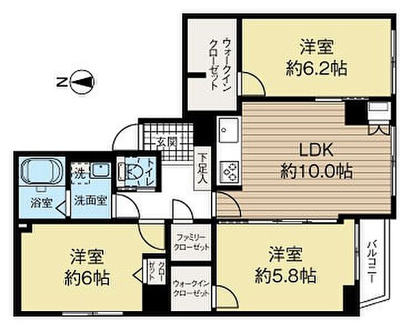 間取りを拡大表示
