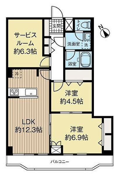 間取りを拡大表示