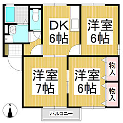 物件の間取り