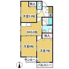物件の間取り