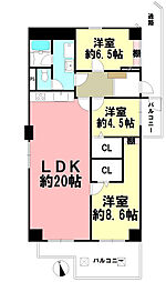 間取図画像 3LDK