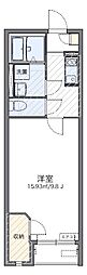 レオネクスト冨貴ケ丘2 1Kの間取図画像