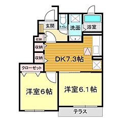 物件の間取り