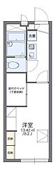 レオパレスSK 1Kの間取図画像
