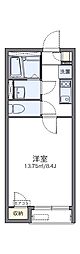 レオネクストエスポワールT6 1Kの間取図画像