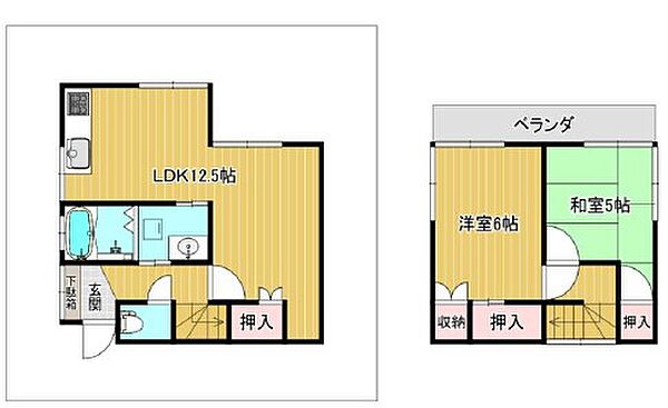 間取りを拡大表示