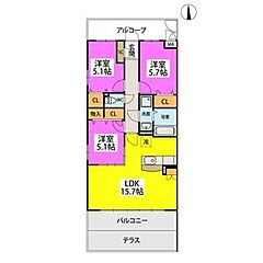 物件の間取り