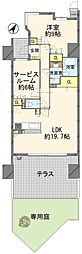 ナイスグランソレイユ高崎 2LDKの間取図画像
