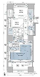 グランドヒルズ南青山 2LDKの間取図画像