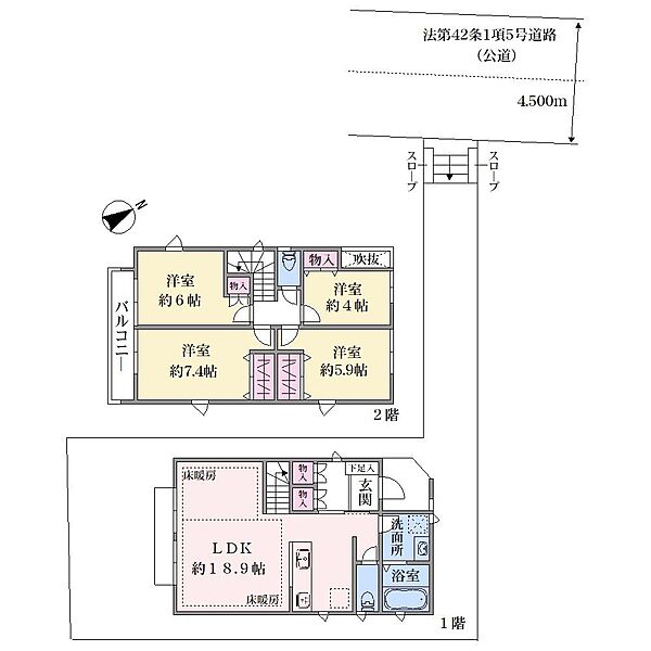 間取りを拡大表示