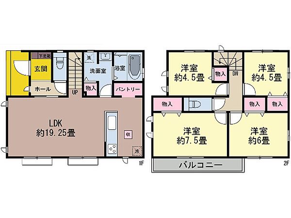 間取りを拡大表示