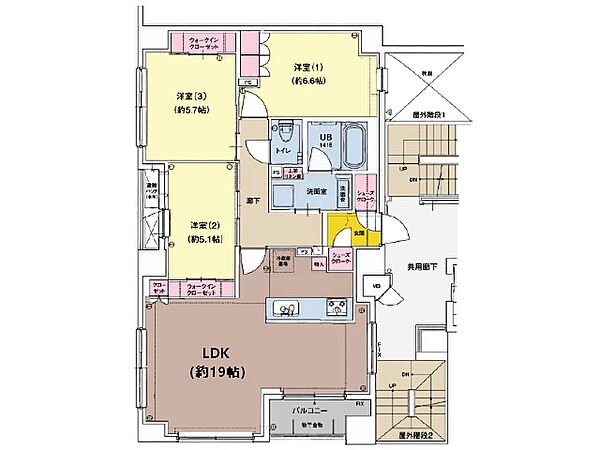 間取りを拡大表示