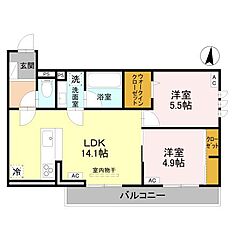 物件の間取り
