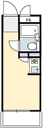 TOP新宿第2 ワンルームの間取図画像