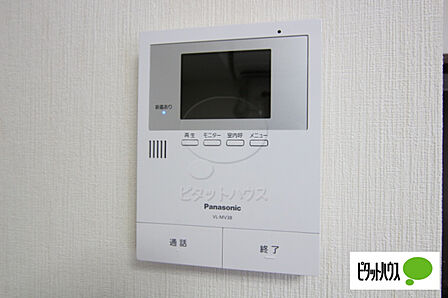 録画機能の付いたテレビドアホン