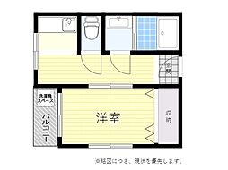 日豊ビル 1Kの間取図画像