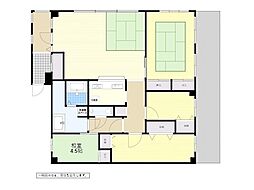 ベルエール別府北石垣 4LDKの間取図画像