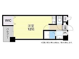 ヴィンテージ岩田町 ワンルームの間取図画像