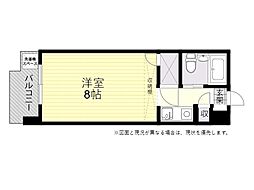 豊国大分スカイマンション ワンルームの間取図画像