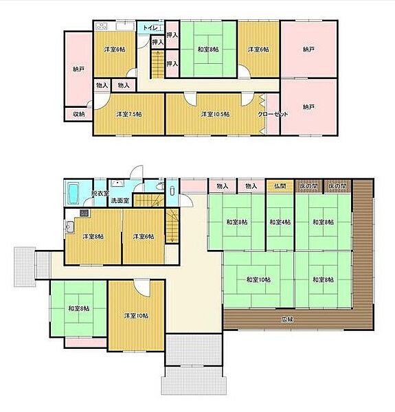 間取りを拡大表示