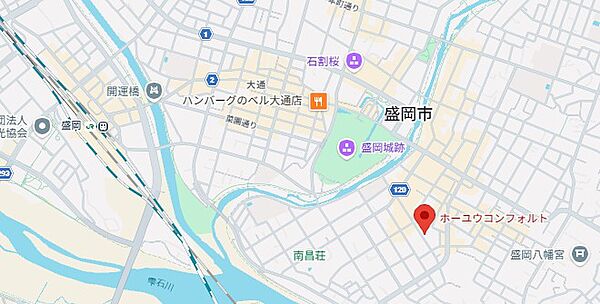 地図を拡大表示