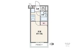 ライオンズマンション東池袋第2 1Kの間取図画像