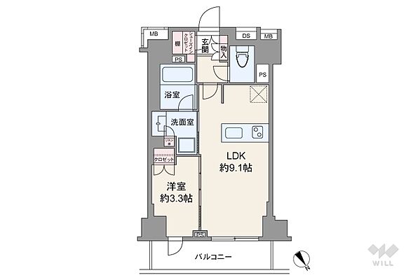 間取り ルジェンテ早稲田 2階/-