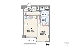 ニュー池袋ハイツ 1LDKの間取図画像