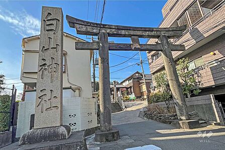 白山神社の外観