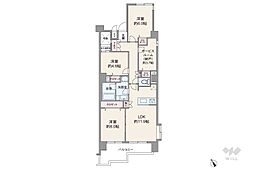エニス小石川 3SLDKの間取図画像