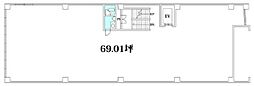 アウルスタイル紙屋町ビルの間取図画像