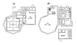 海と大室山が見える戸建