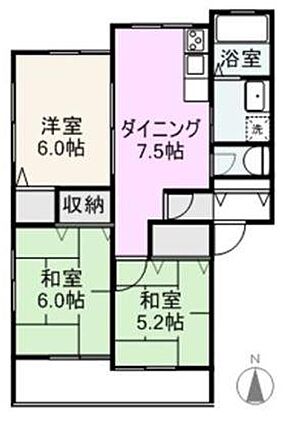 メゾン・グリーンピアA_間取り_0