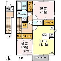 物件の間取り