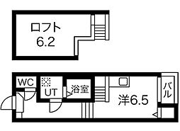 グランドメゾン 1Kの間取図画像