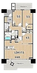 桜上水ガーデンズE棟 3LDKの間取図画像