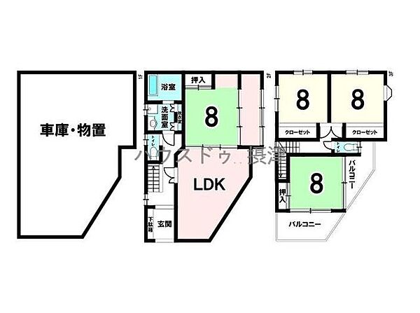 間取りを拡大表示