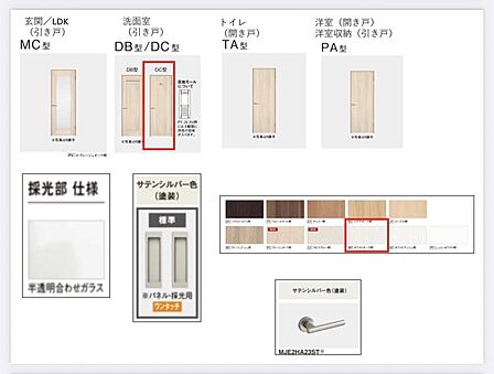 完成イメージ仕様書:建具