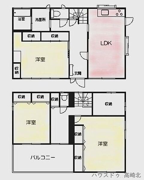 間取りを拡大表示