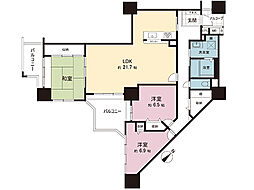 長峰・杜の三番街3号棟 3LDKの間取図画像