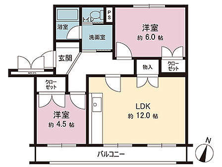 間取図です。図面と異なる場合は現況を優先させていただきます。