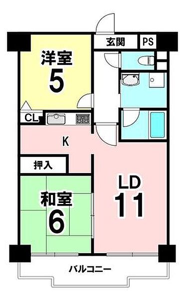 間取りを拡大表示