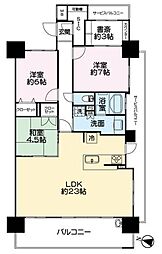 レーベン光南町GRANDAVENUE 3SLDKの間取図画像