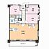 間取り：3LDK、専有面積78.93m2。和室をリビングに取り込み、開放的な大きなLDKへとリノベーションされています。