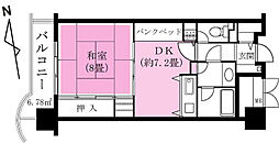 グランビュー北軽井沢 1DKの間取図画像