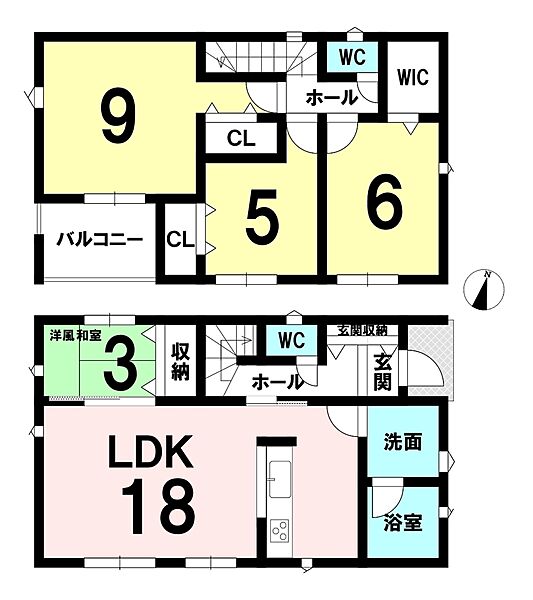 間取りを拡大表示