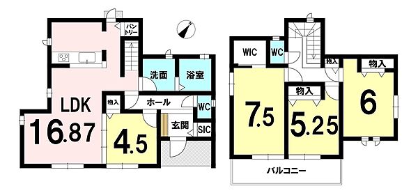 間取りを拡大表示